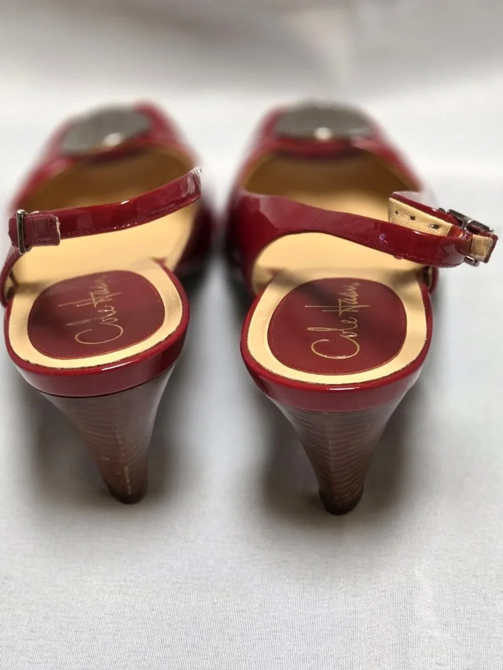 Cole Haan Red Patent Leather Heels